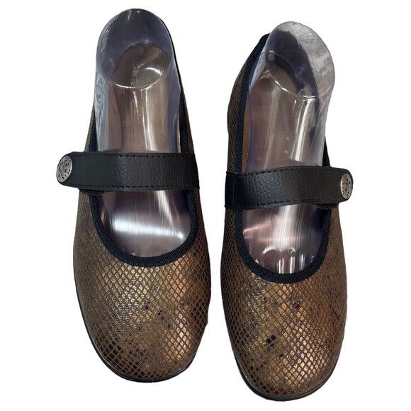 Cosyfeet Shoes Flats Mary Jane Women’s US Size 8 Metalic Comfort Diabetic Shoe - Picture 3 of 15